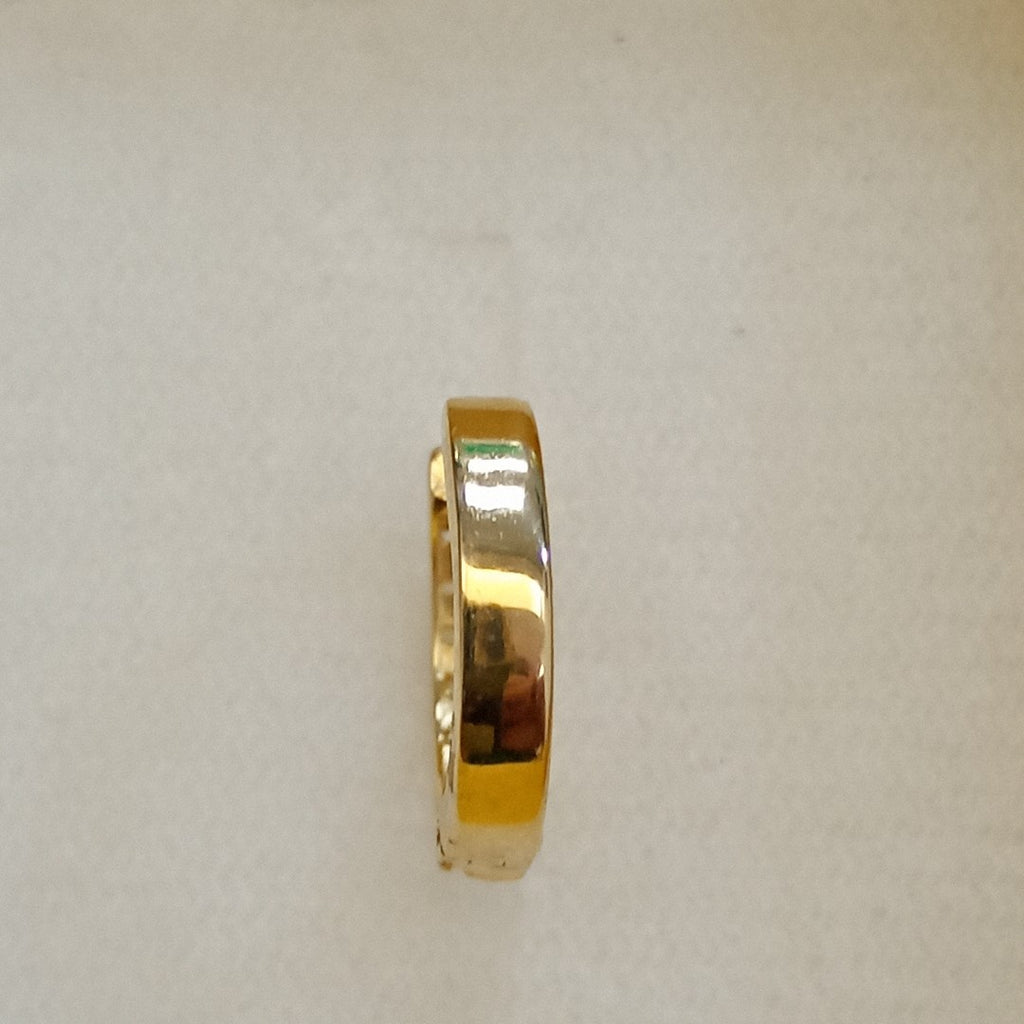 ARETES HUGGIES C CIRCONIA 14K 1.7 GR (NUEVO)