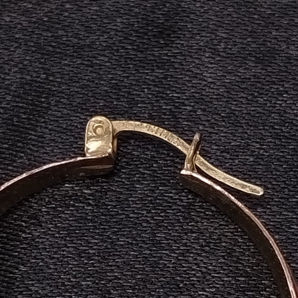 ARRACADAS PAR ORO 14 K 3.4 GRMS (SEMINUEVO)