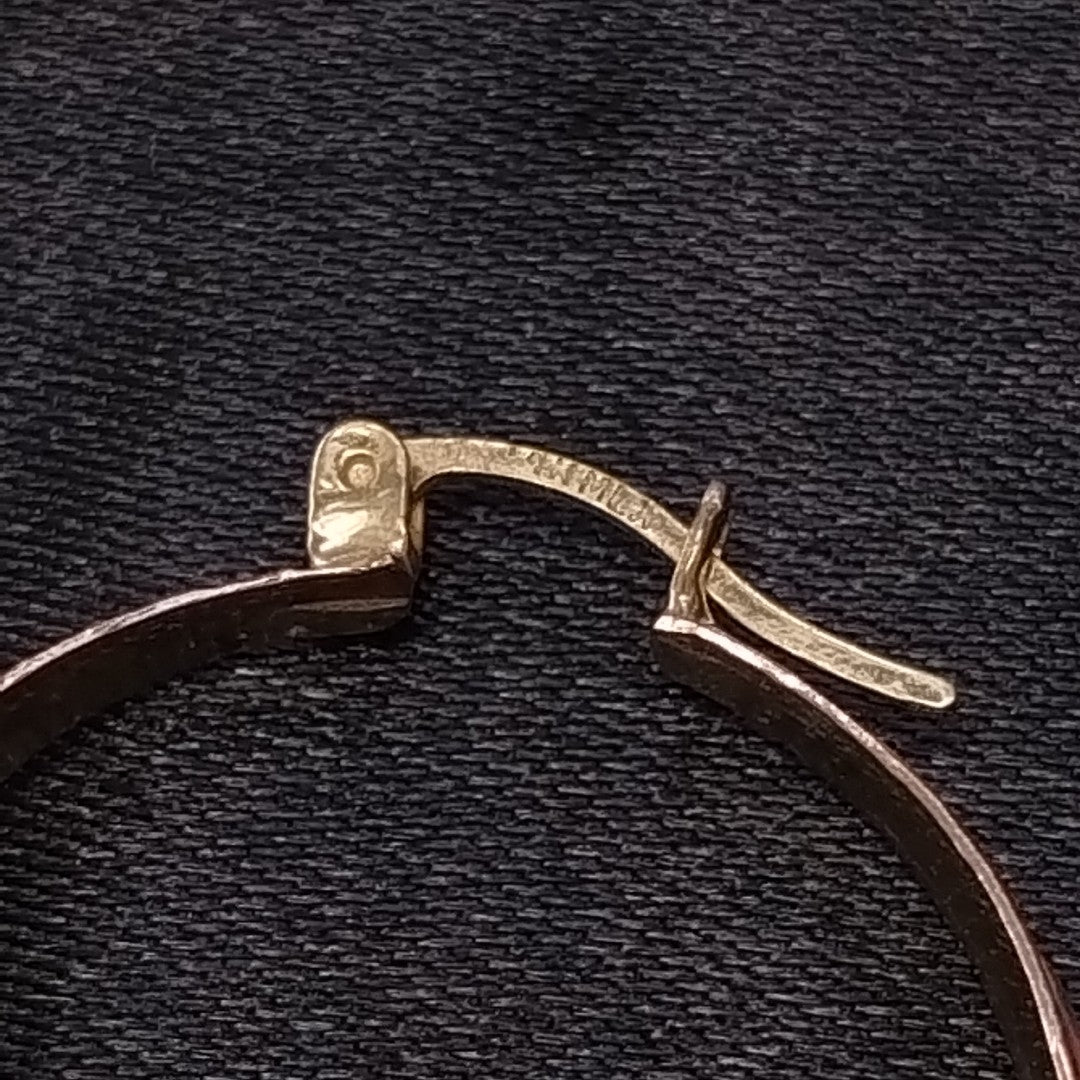 ARRACADAS PAR ORO 14 K 3.4 GRMS (SEMINUEVO)