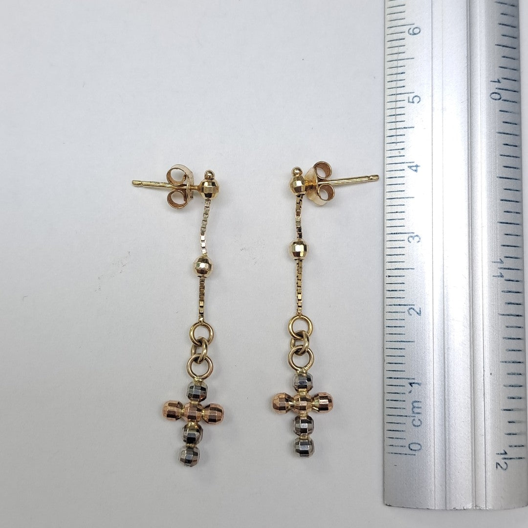 ARETES PAR ORO 10 K 1.7 GRMS (SEMINUEVO)