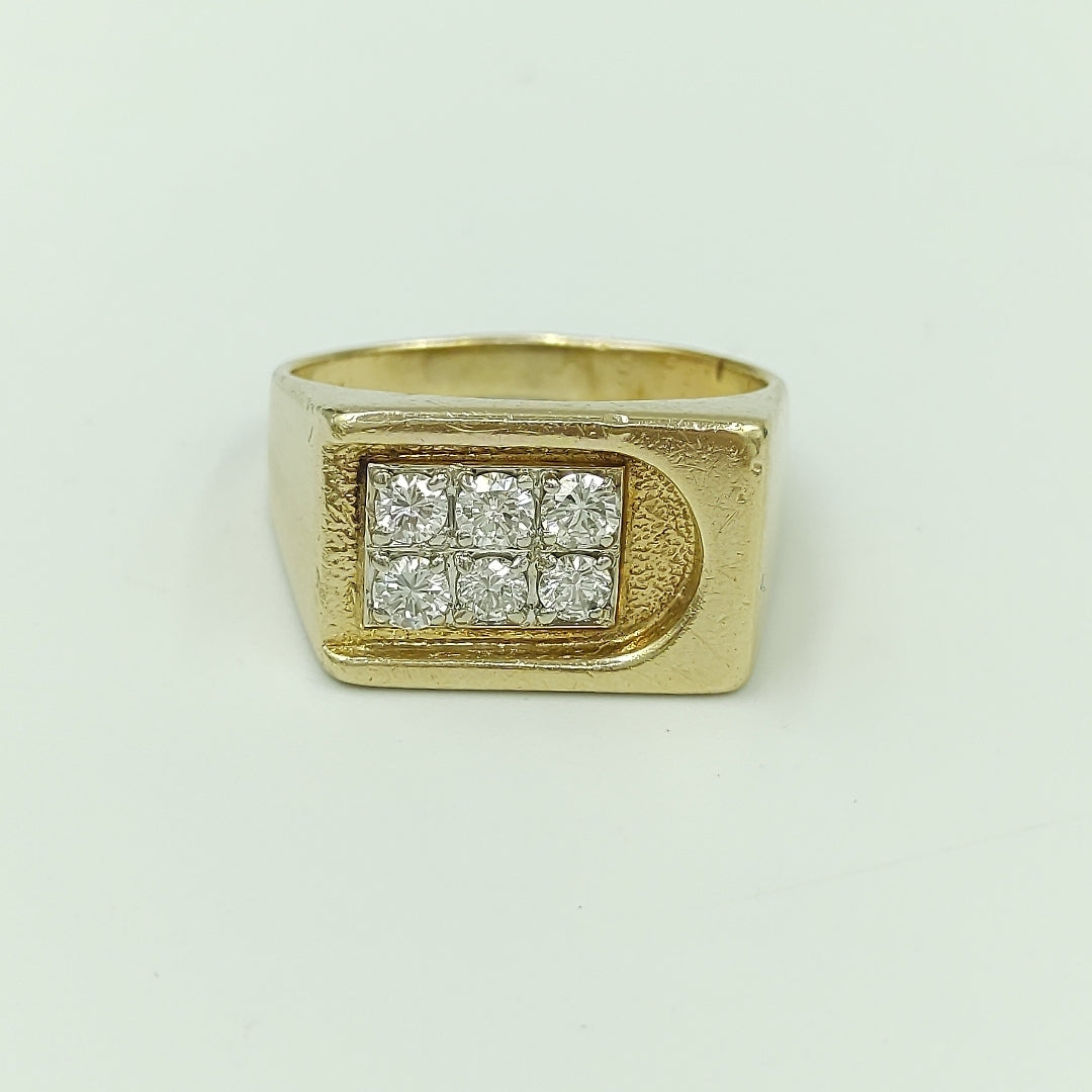 ANILLO ORO 14 K 11,10 GRMS (SEMINUEVO)
