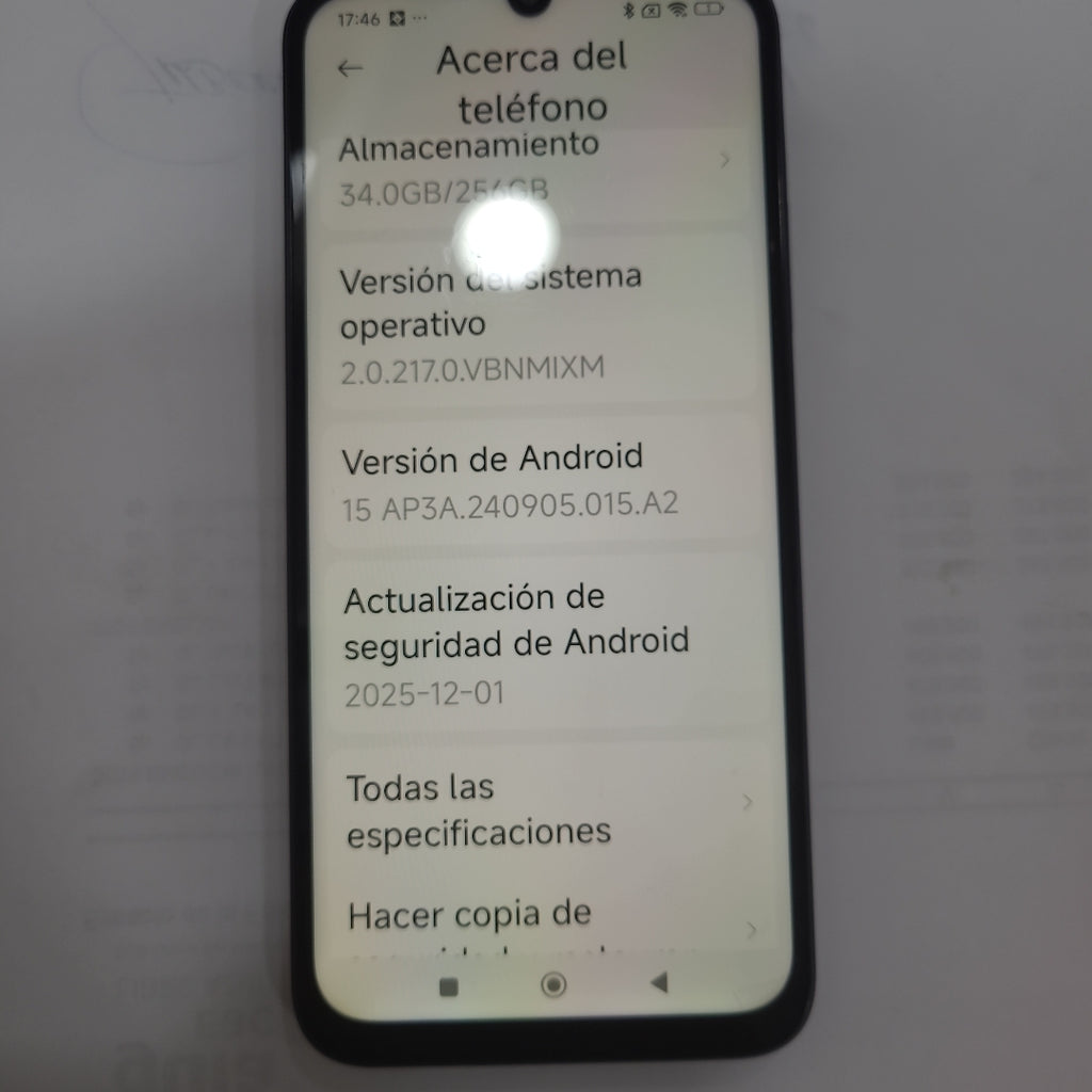 CELULAR XIAOMI REDMI 15C 25078RA3EL (2025) 256 GB 4 GB RAM (SEMINUEVO)