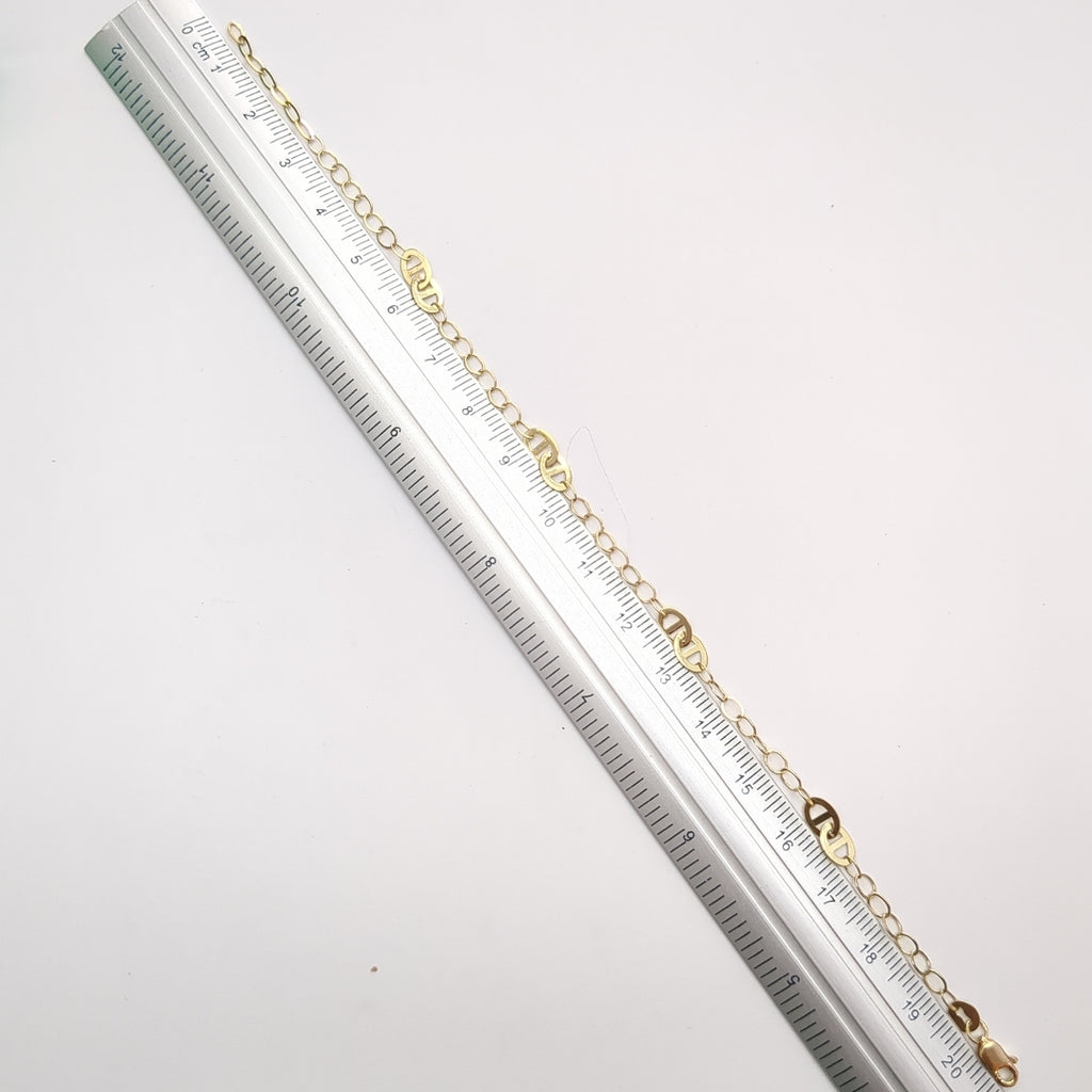 PULSERA ESPECIAL 14K 21 CM 1.8 GR (NUEVO)