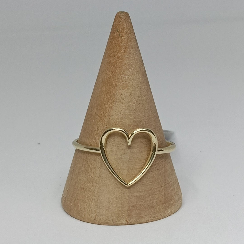 ANILLOS ANILLITO FIG CORAZON 10K TALLA 9 0.9 GR (NUEVO)