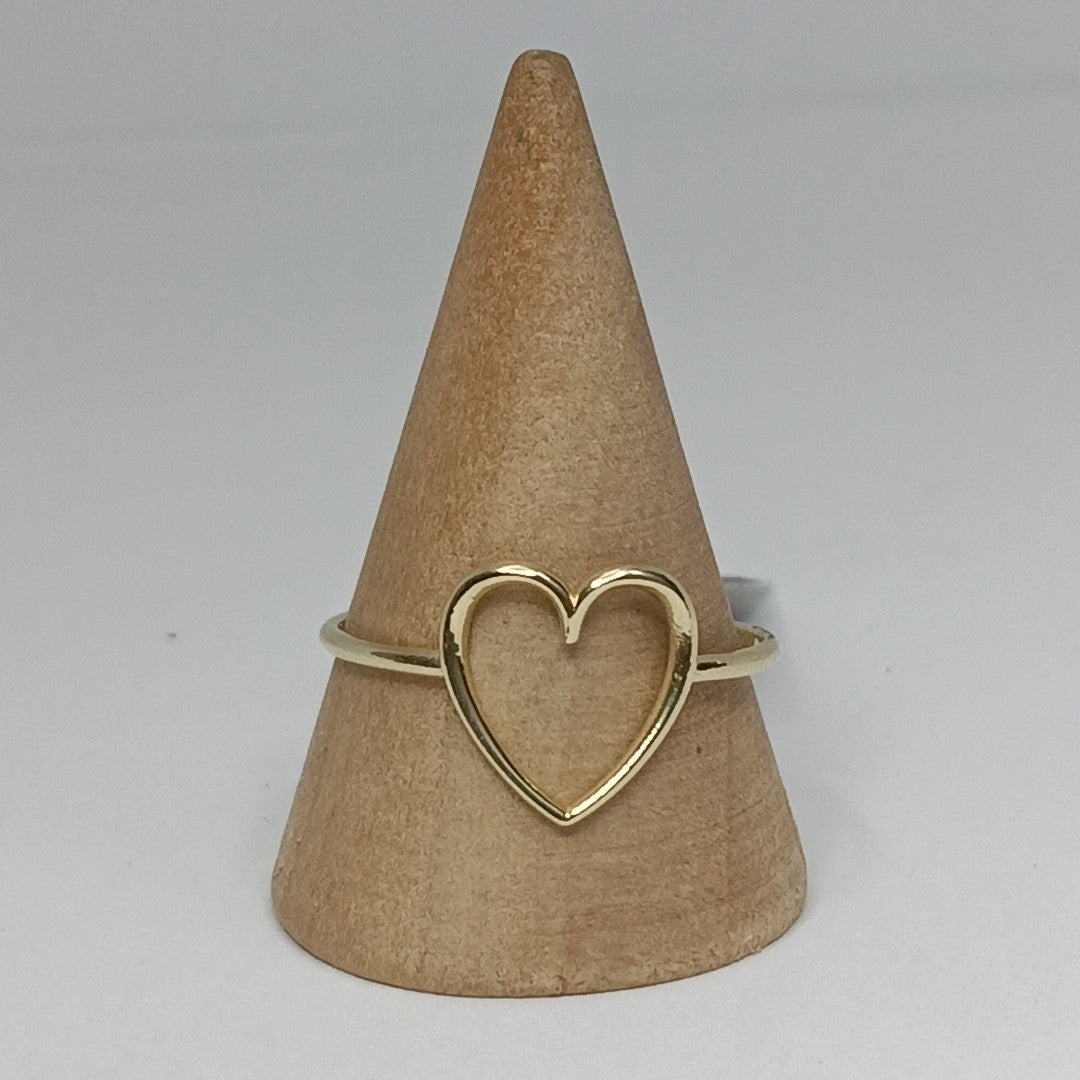 ANILLOS ANILLITO FIG CORAZON 10K TALLA 9 0.9 GR (NUEVO)