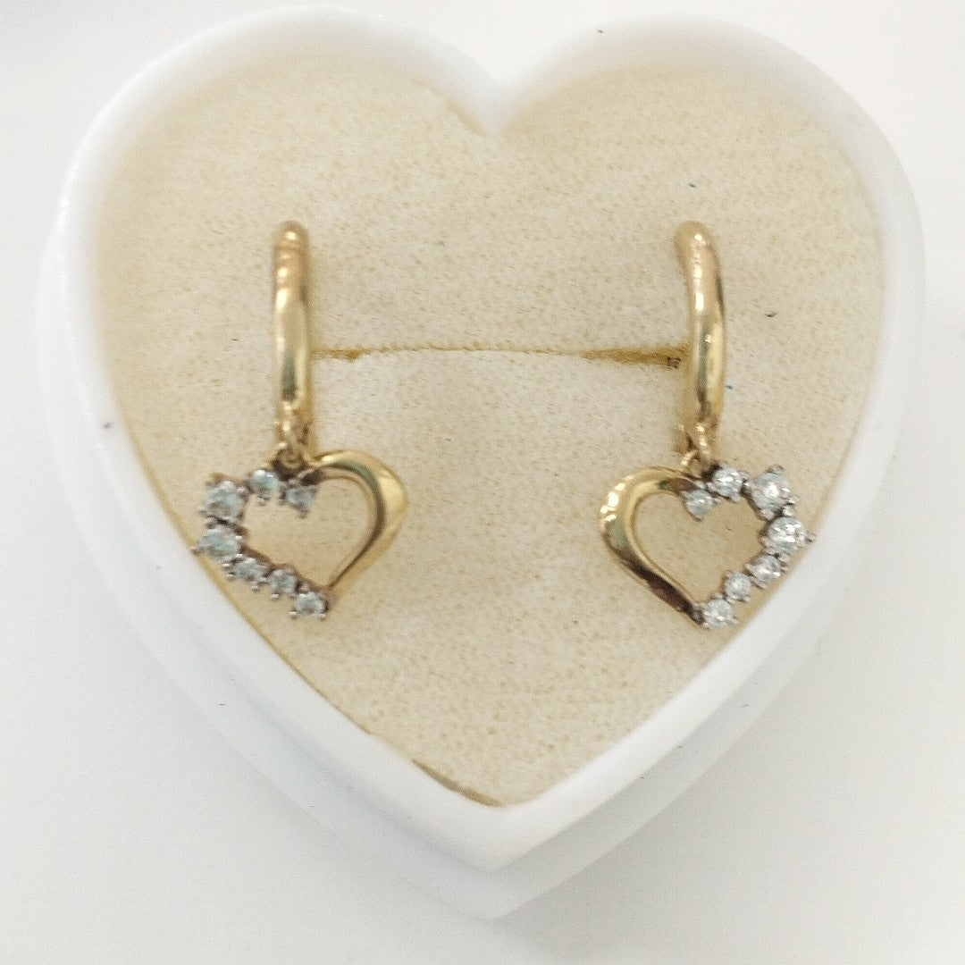 ARETES PAR ORO 10 K 1.4 GRMS (SEMINUEVO)