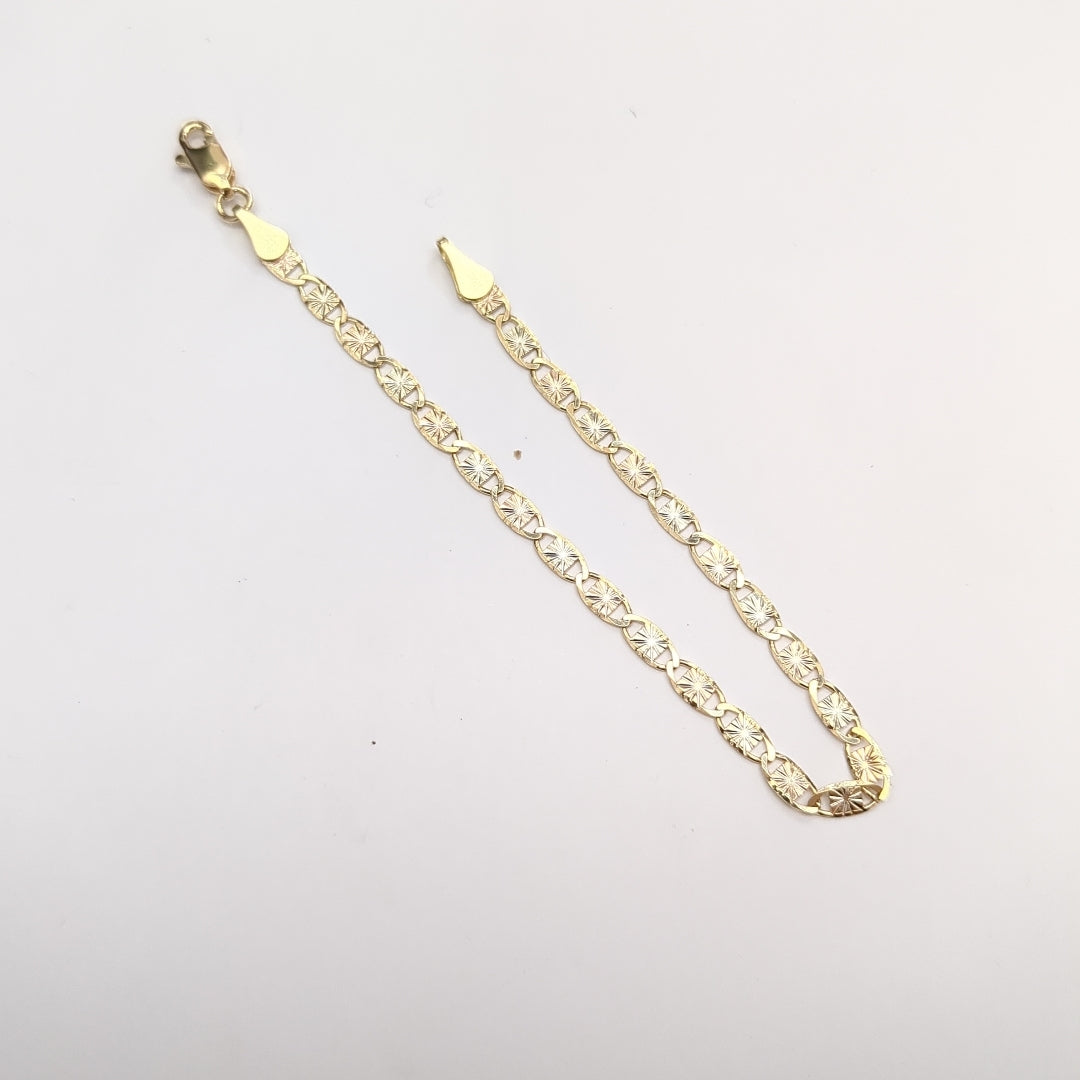 PULSERA GUCHI 14K 18 CM 3 GR (NUEVO)
