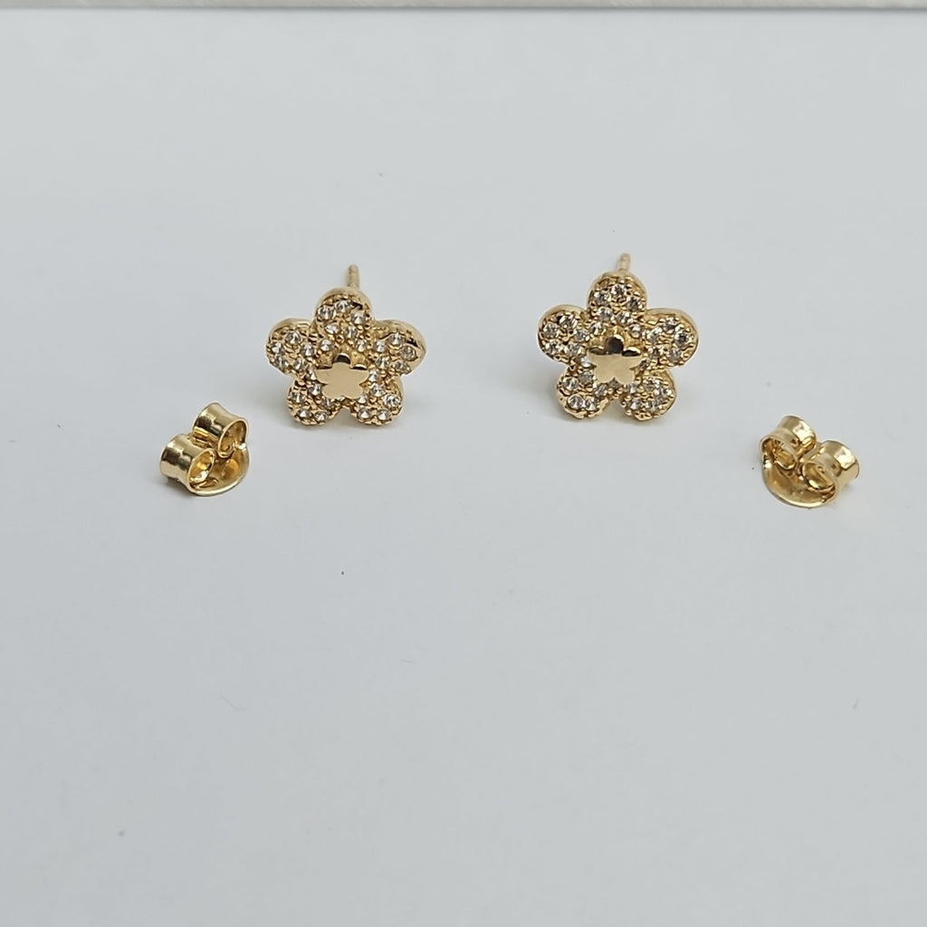 BROQUELES ORO 14K 1.8 (NUEVO)