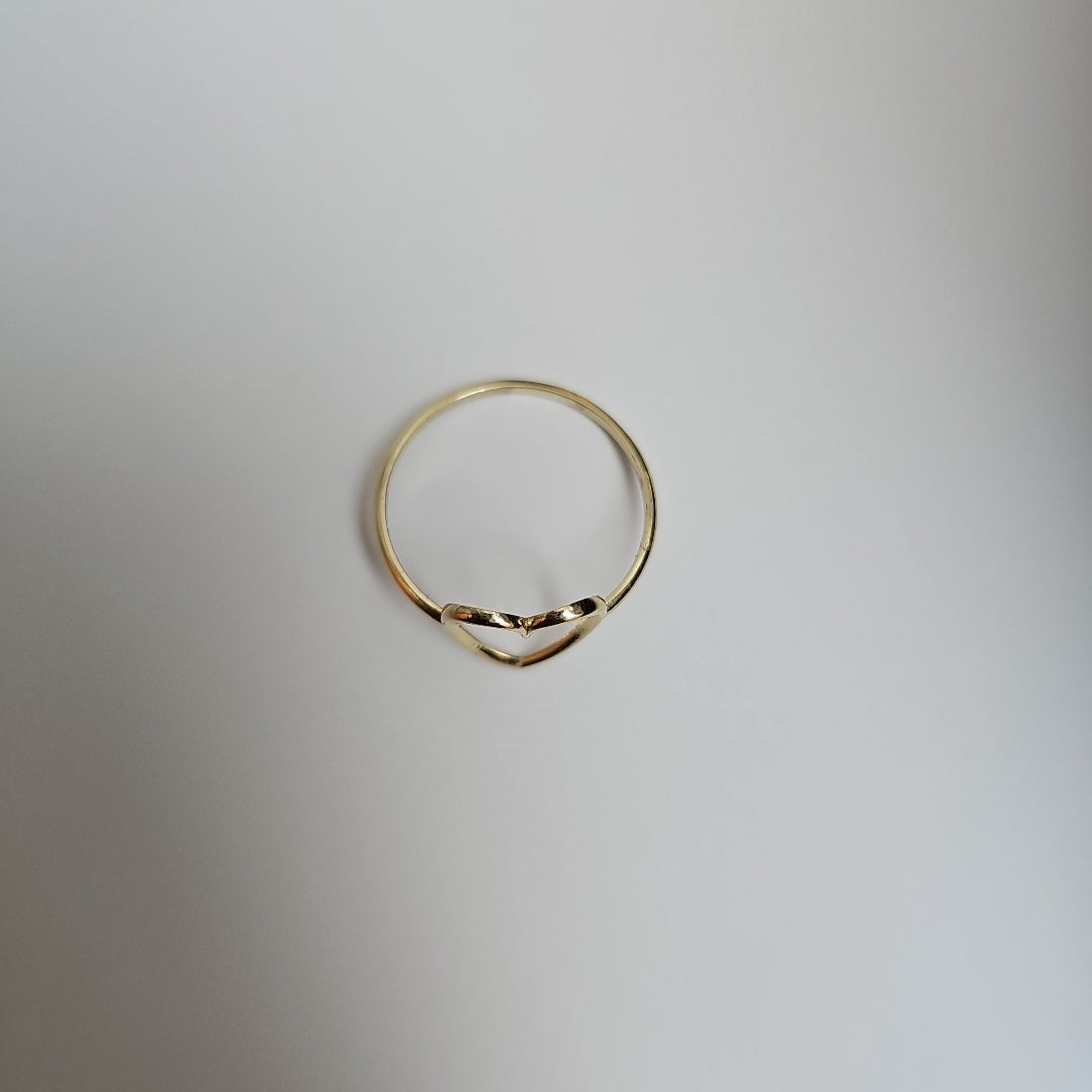 ANILLOS ANILLITO FIG CORAZON 10K TALLA 8 0.8 GR (NUEVO)