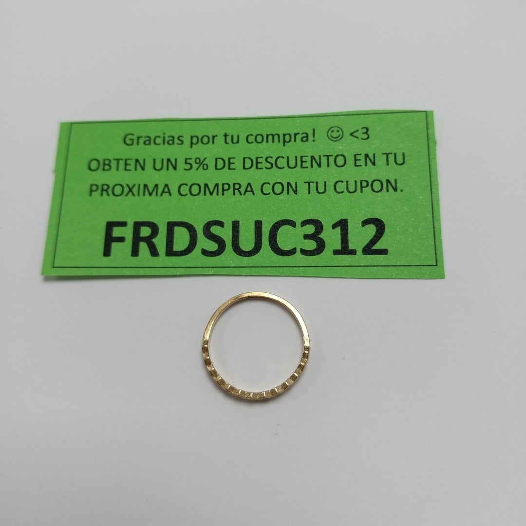 ANILLITO ORO 10 K 0,90 GRMS (SEMINUEVO)