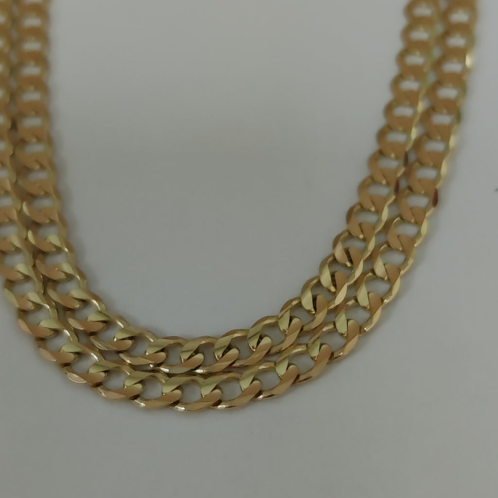 CADENA BARBADA 14K 55 CM 12.7 GR (NUEVO)