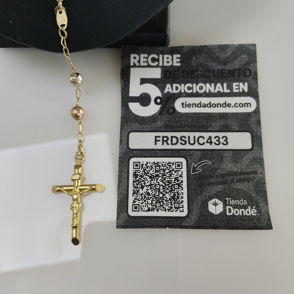 ROSARIO ORO COMBINADO 10 K 17.9 GRMS (SEMINUEVO)