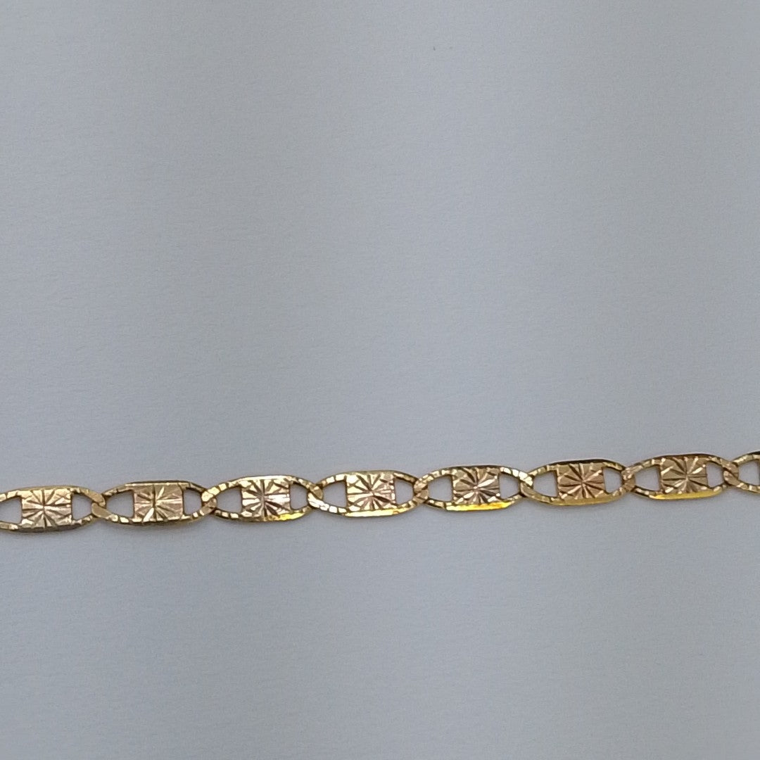 CADENA ORO COMBINADO 14 K 4.6 GRMS (SEMINUEVO)