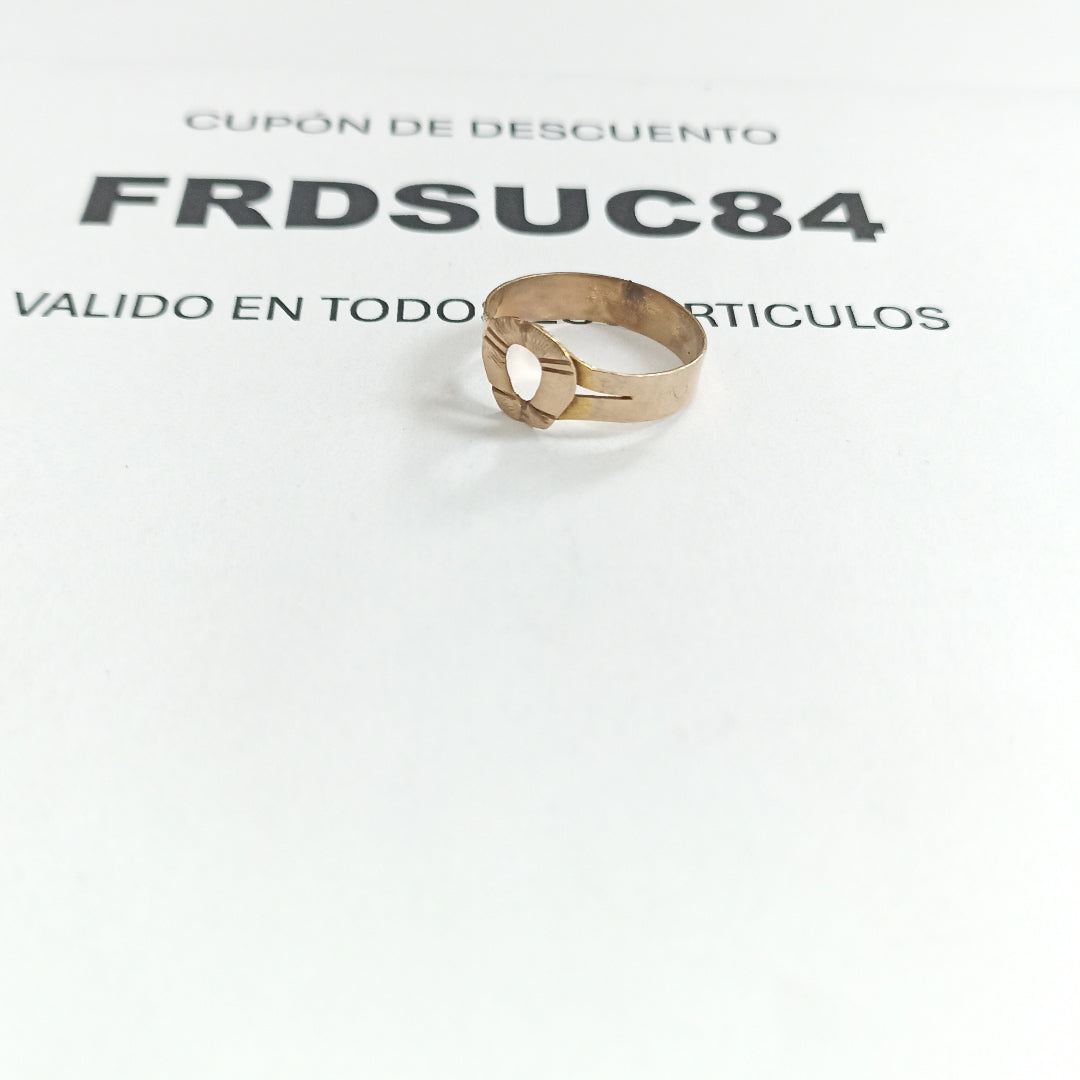 ANILLO ORO 8 K 1.3 GRMS (SEMINUEVO)