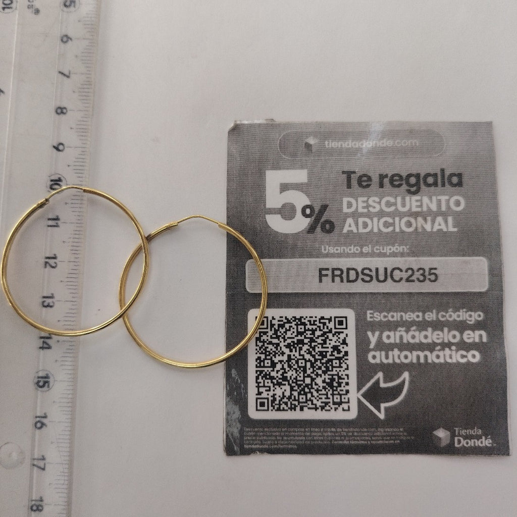 ARRACADAS PAR ORO 10 K 2,00 GRMS (SEMINUEVO)