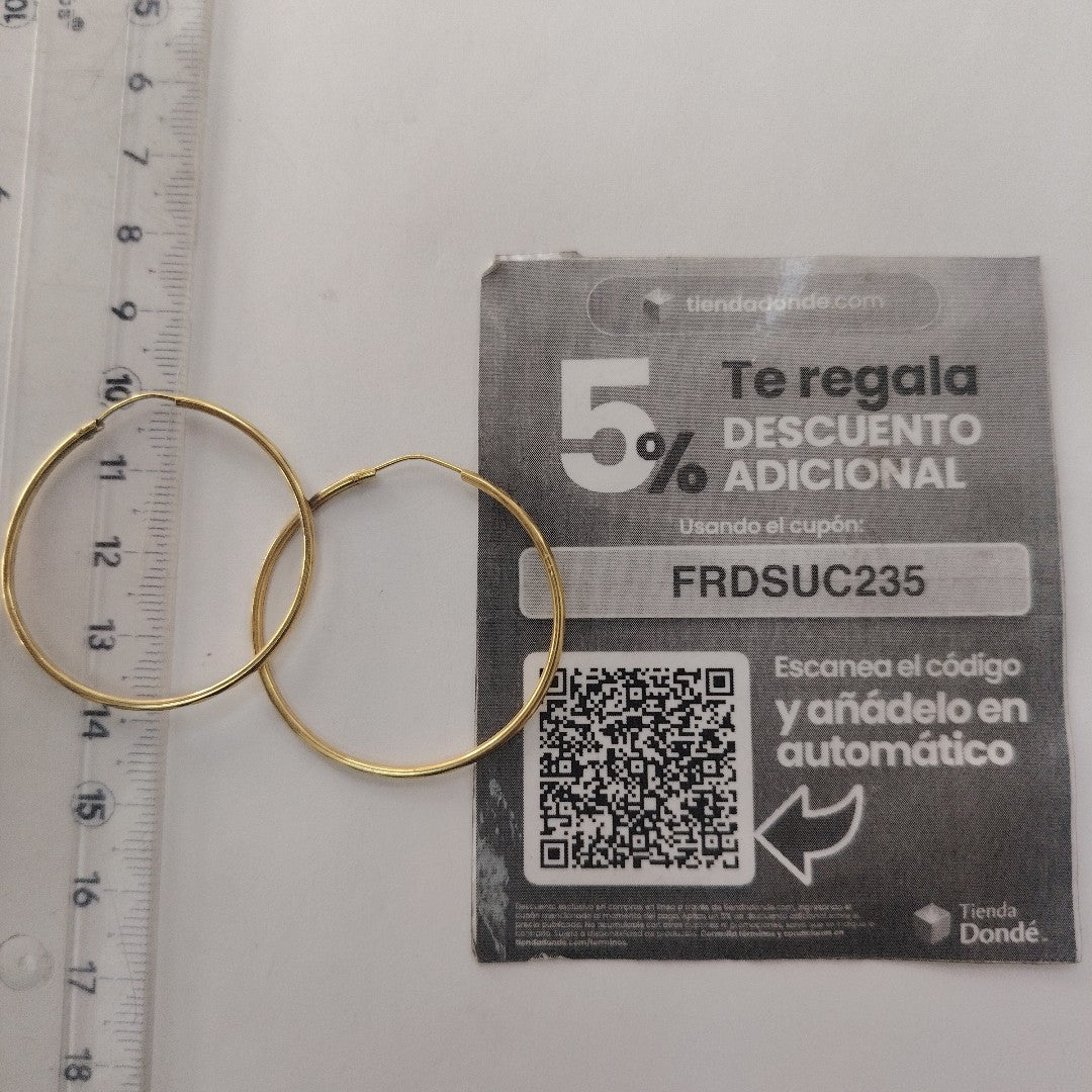 ARRACADAS PAR ORO 10 K 2,00 GRMS (SEMINUEVO)