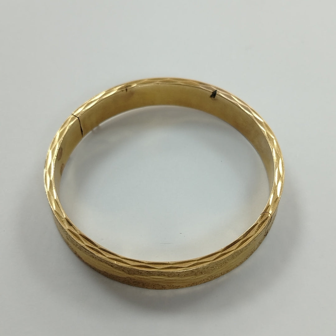 PULSERA RIGIDA ORO 18 K 33.5 GRMS (SEMINUEVO)