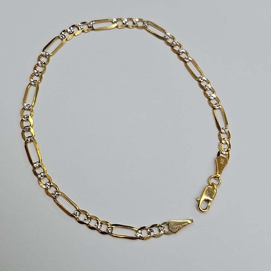 PULSERA 3X1 14K 21 CM 4.5 GR (NUEVO)