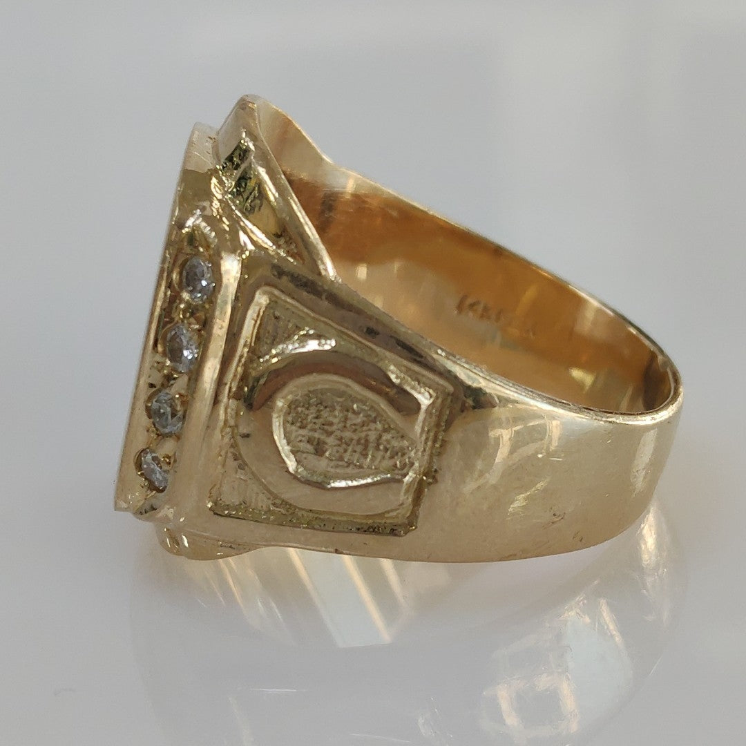 ANILLO ORO 14 K 22,80 GRMS (SEMINUEVO)