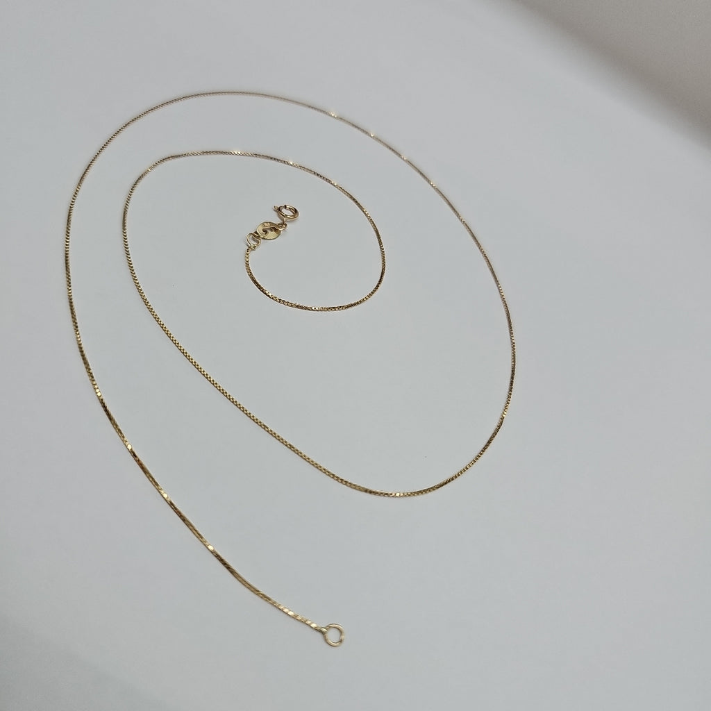 CADENA VENECIANO 14K 55 CM 1.7 GR (NUEVO)