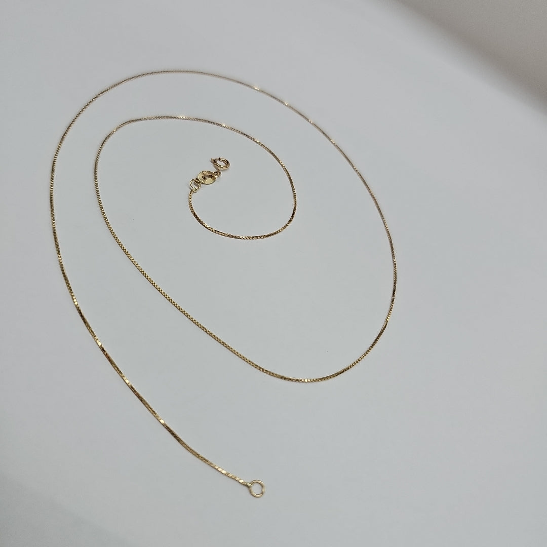 CADENA VENECIANO 14K 55 CM 1.7 GR (NUEVO)