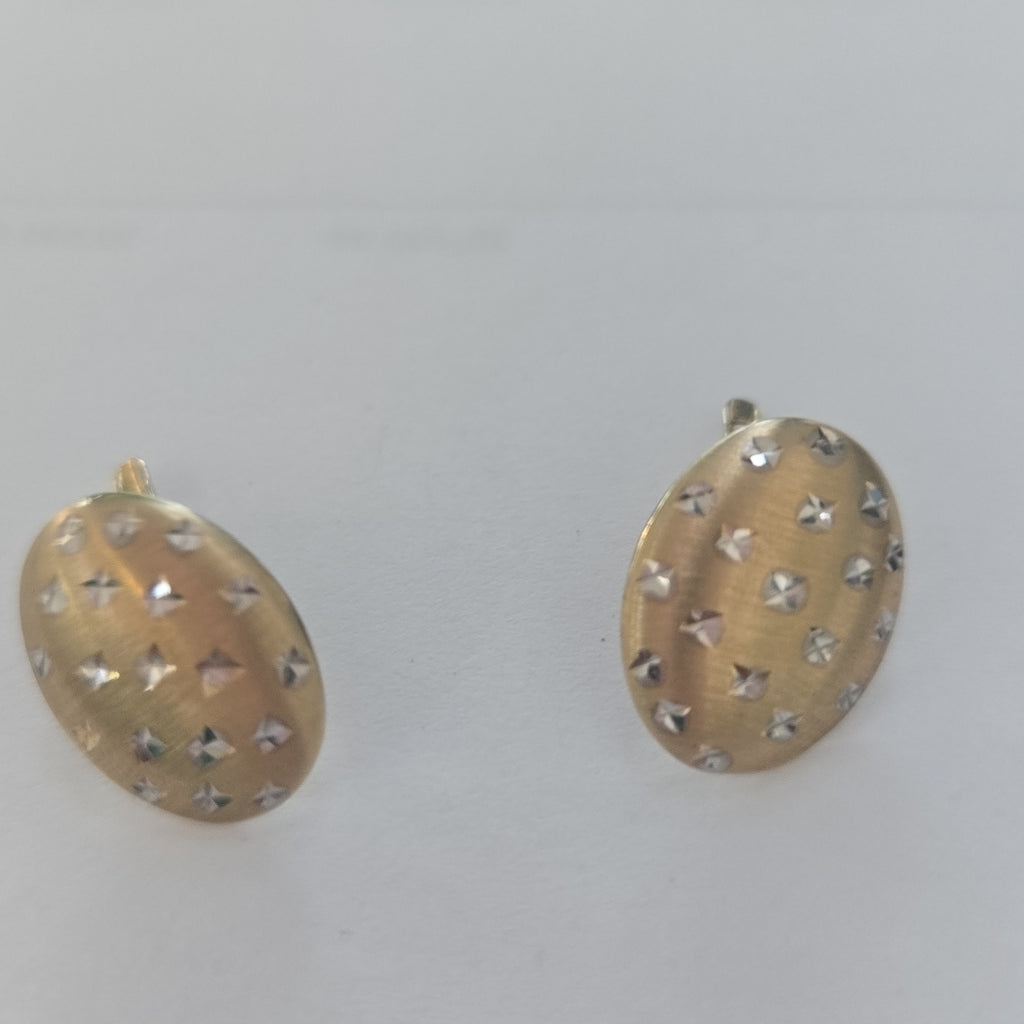 ARETES PAR ORO,RODIADO 10 K 1,90 GRMS (SEMINUEVO)