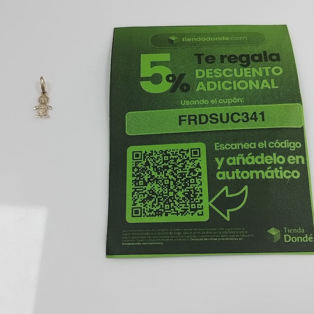 DIJE NIÑO 10K 0.3 GR (NUEVO)