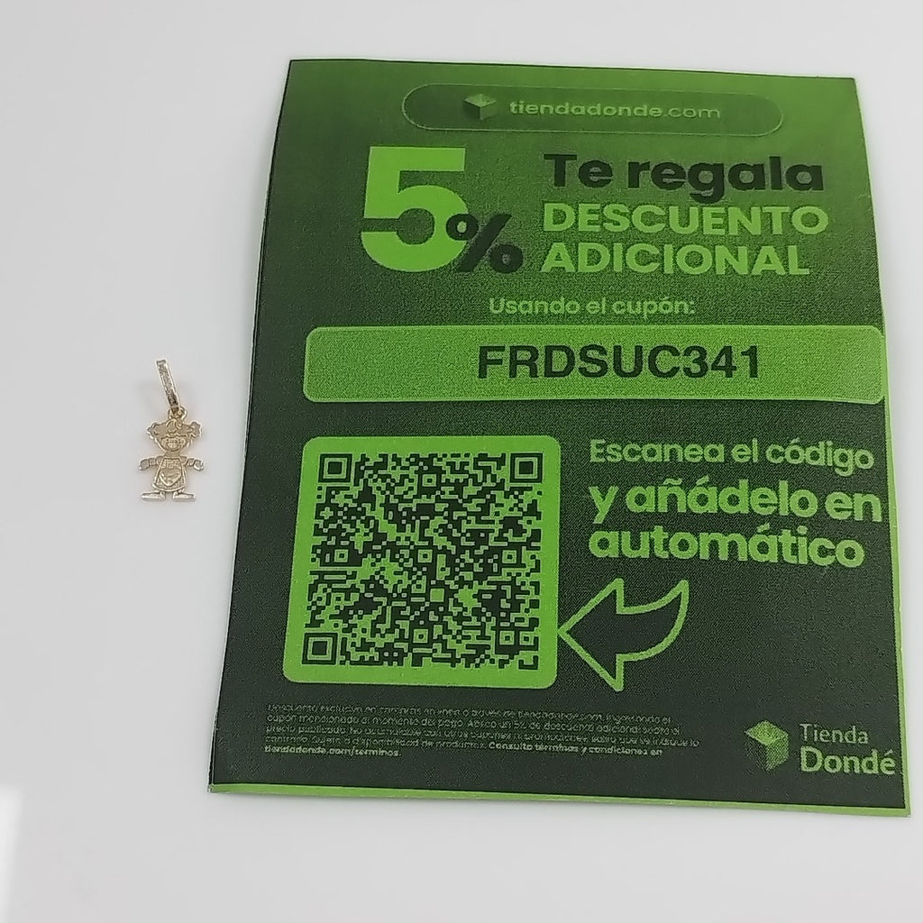 DIJE NIÑA 10K 0.3 GR (NUEVO)