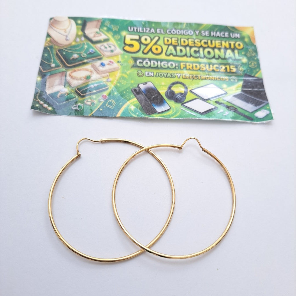ARRACADAS PAR ORO 10 K 2.7 GRMS (SEMINUEVO)