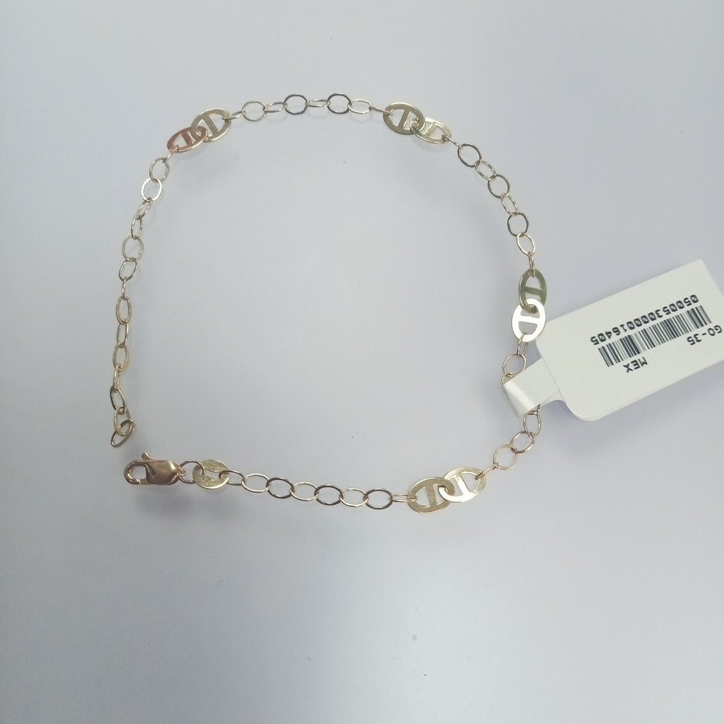 PULSERA ESPECIAL 14K 21 CM 1.8 GR (NUEVO)