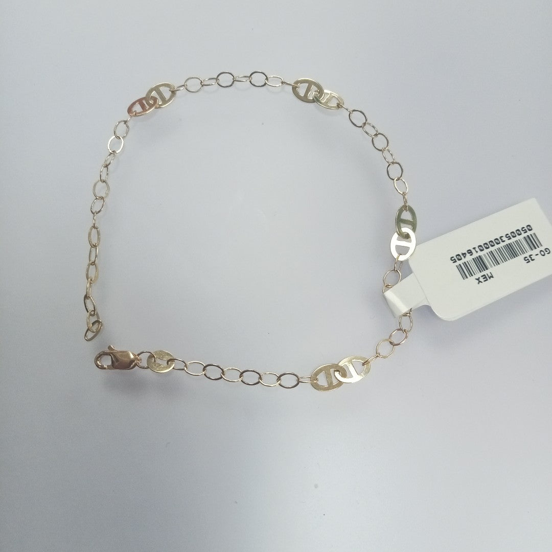 PULSERA ESPECIAL 14K 21 CM 1.8 GR (NUEVO)