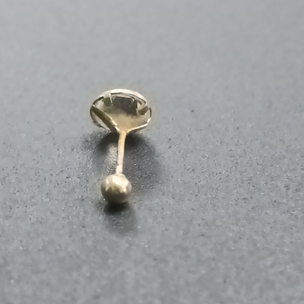 ARETES PAR ORO 14 K 0,50 GRMS (SEMINUEVO)