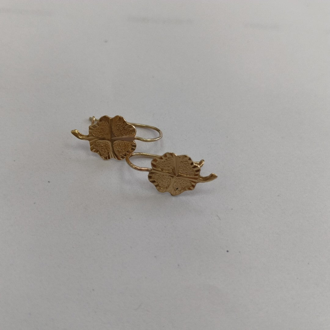 ARETES PAR ORO 10 K 0.8 GRMS (SEMINUEVO)