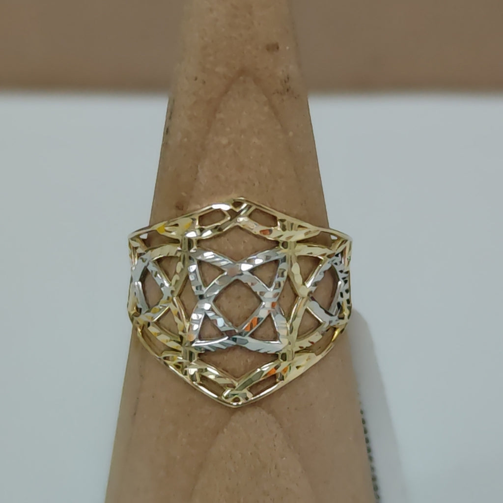 ANILLOS CON ESTRELLA CELTA 14K TALLA 9 2.3 GR (NUEVO)