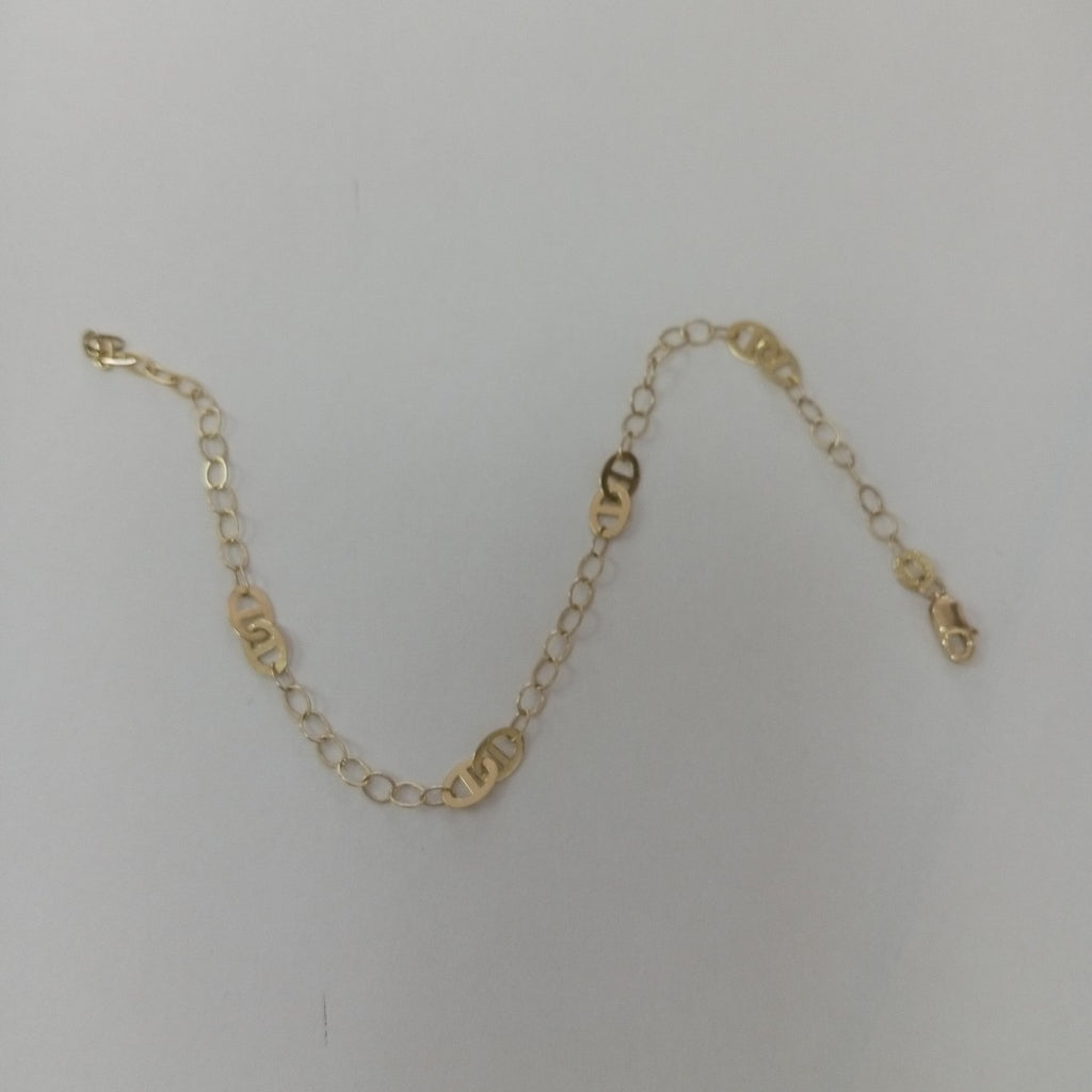 PULSERA ESPECIAL 14K 21 CM 1.9 GR (NUEVO)