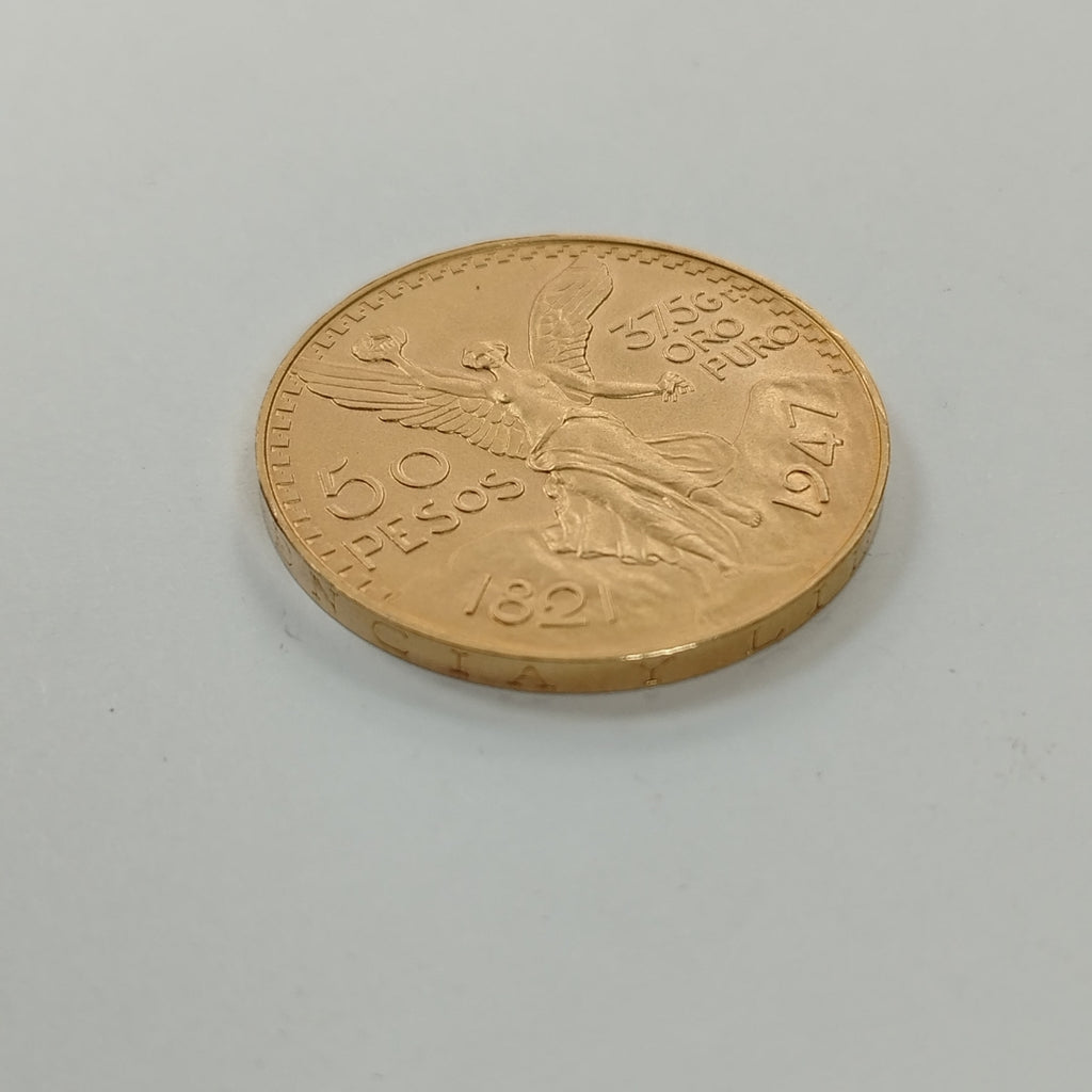 K1 41.6 GRMS 21 K IDENTIFICACIÓN MONEDA NOMINATIVA MONEDAS PESOS 50 PESOS (SEMINUEVO)