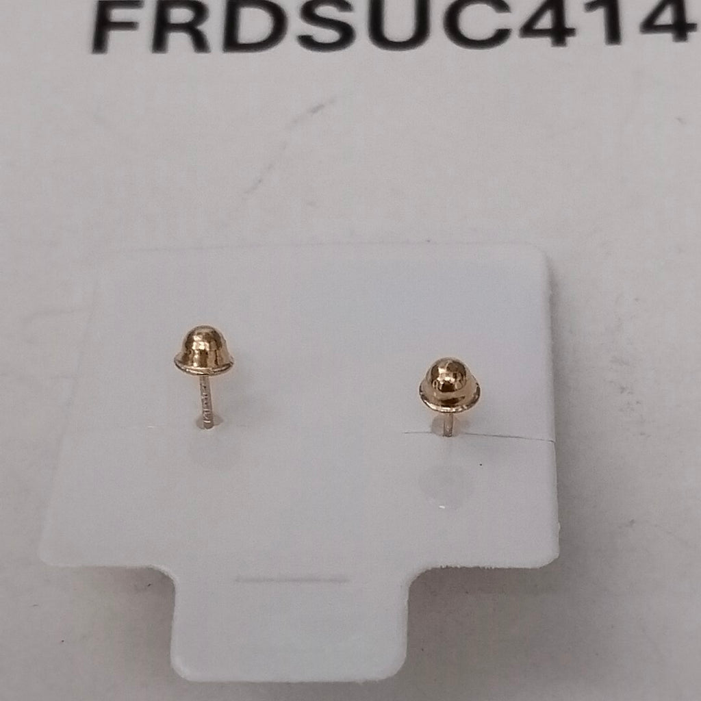 BROQUELES BROQUEL FIG ESFERA 14K 0.1408 GR (NUEVO)