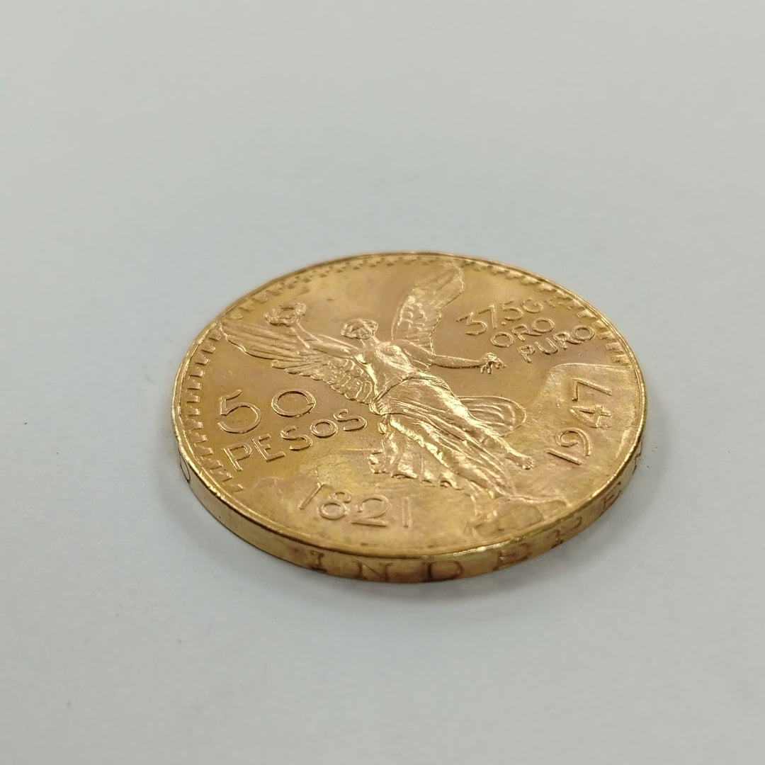 K1 41.6 GRMS 21 K IDENTIFICACIÓN MONEDA NOMINATIVA MONEDAS PESOS 50 PESOS (SEMINUEVO)