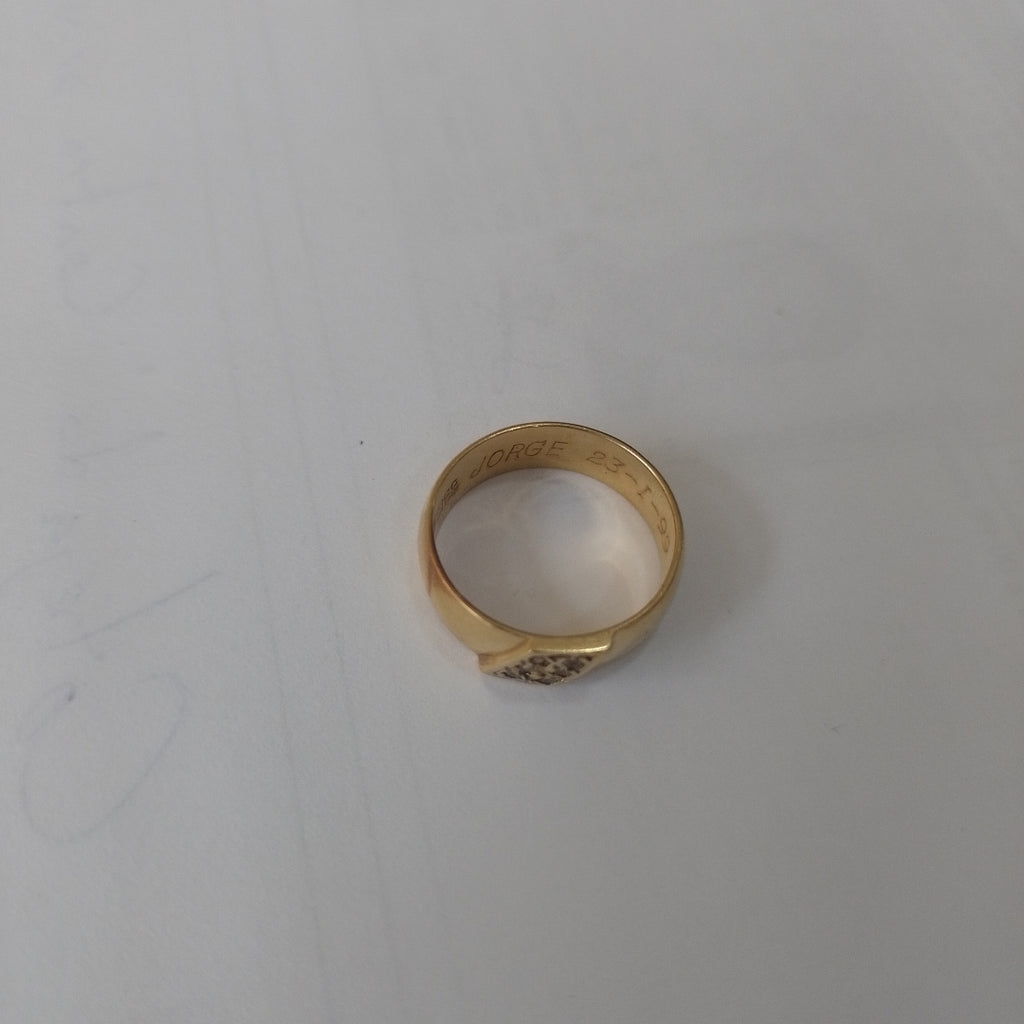 ARGOLLA ORO 14 K 3.4 GRMS (SEMINUEVO)
