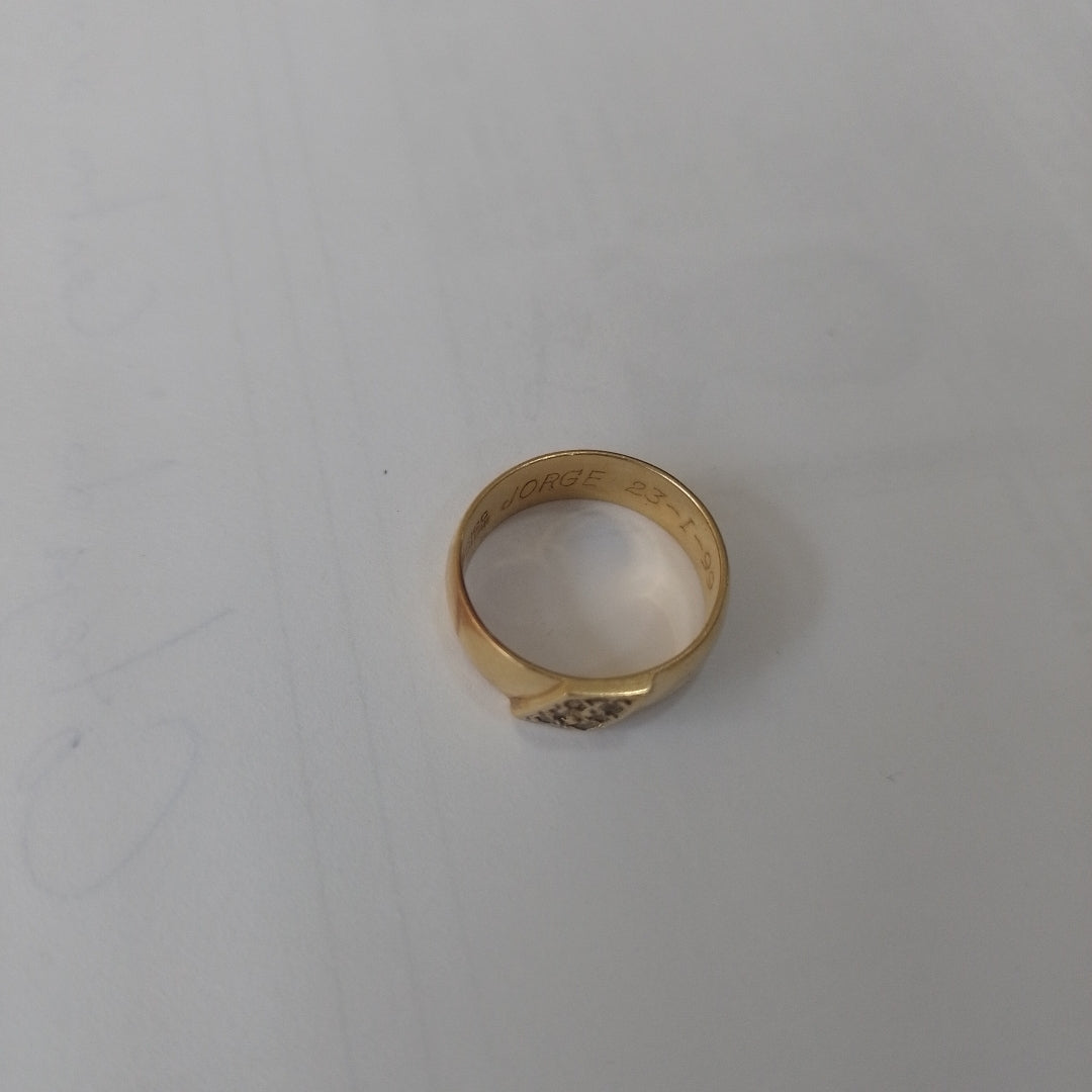 ARGOLLA ORO 14 K 3.4 GRMS (SEMINUEVO)