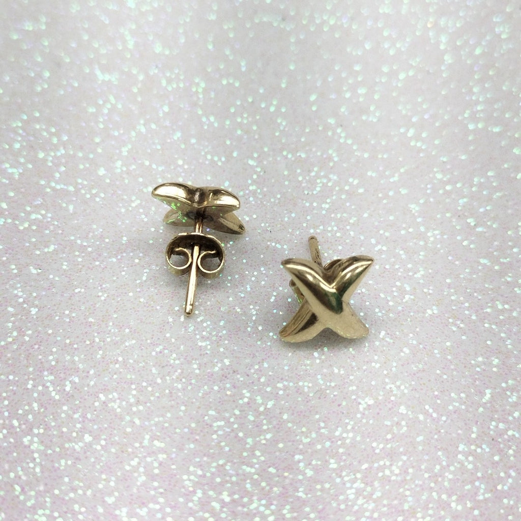 BROQUELES PAR ORO 14 K 1,40 GRMS (SEMINUEVO)