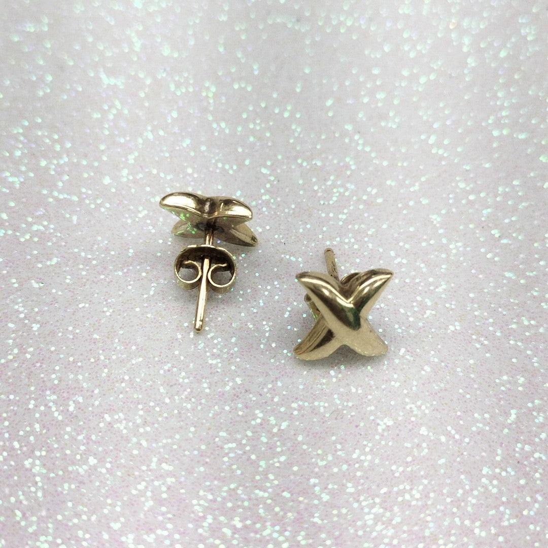 BROQUELES PAR ORO 14 K 1,40 GRMS (SEMINUEVO)