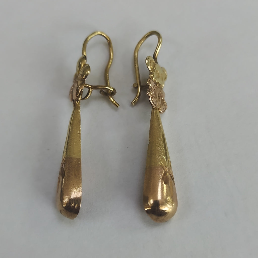 ARETES PAR ORO 14 K 2.1 GRMS (SEMINUEVO)