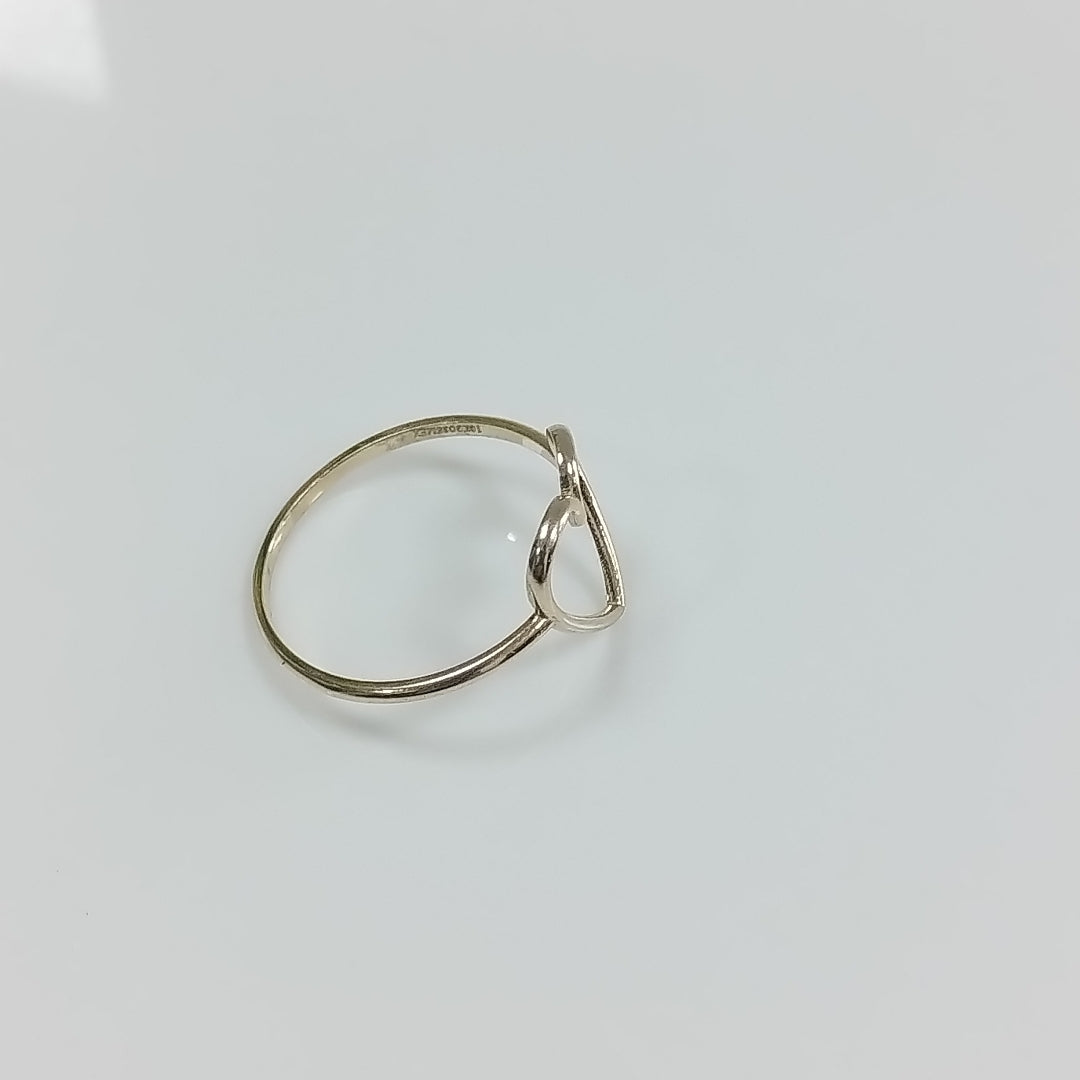 ANILLOS ANILLITO FIG CORAZON 10K TALLA 7 0.8 GR (NUEVO)