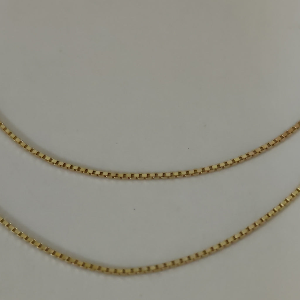 CADENA VENECIANO 14K 55 CM 2.4 GR (NUEVO)