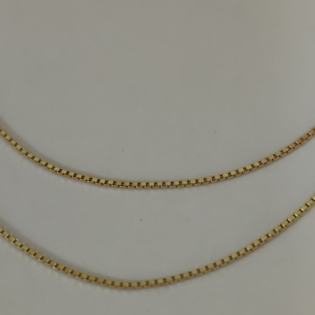 CADENA VENECIANO 14K 55 CM 2.4 GR (NUEVO)