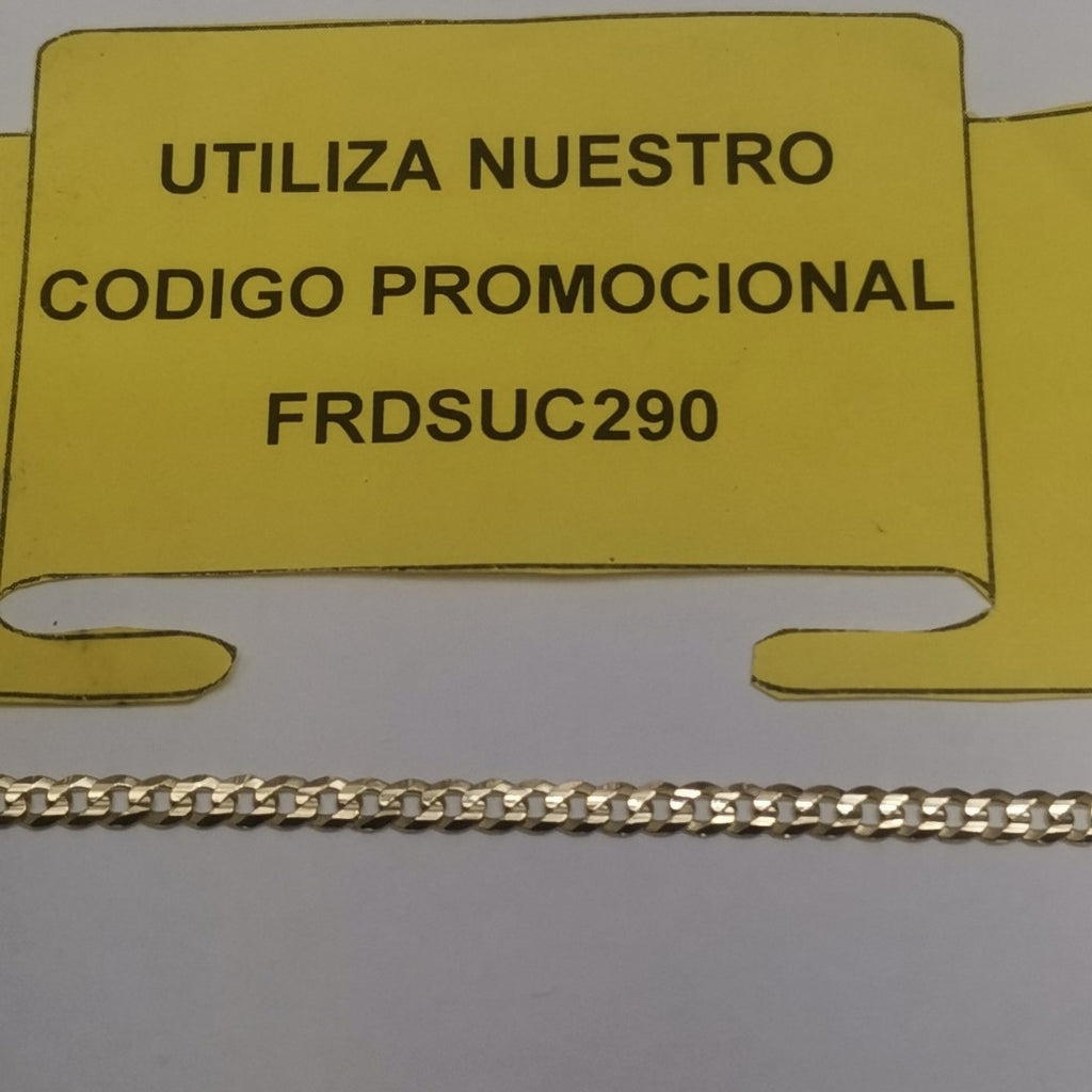 PULSERA BARBADA 14K 21 CM 3.7 GR (NUEVO)