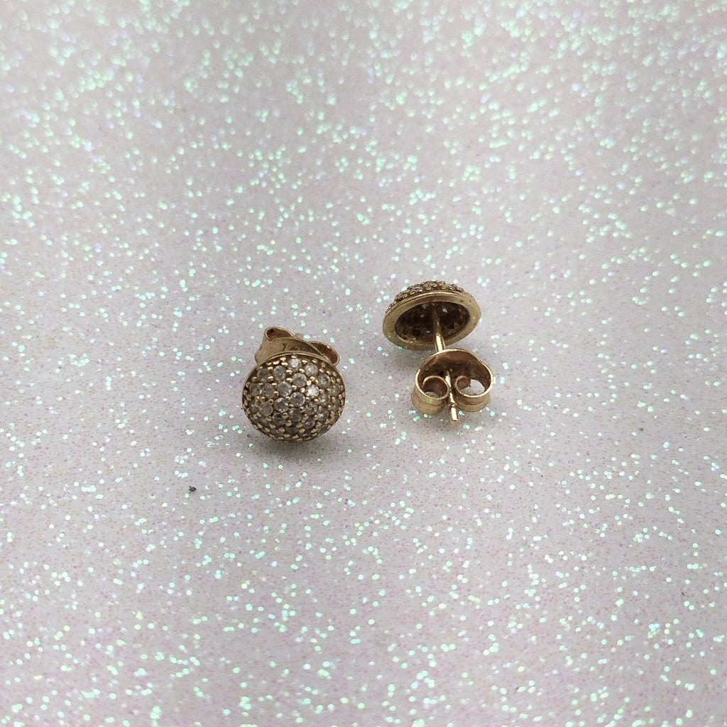BROQUELES PAR ORO 14 K 1,70 GRMS (SEMINUEVO)