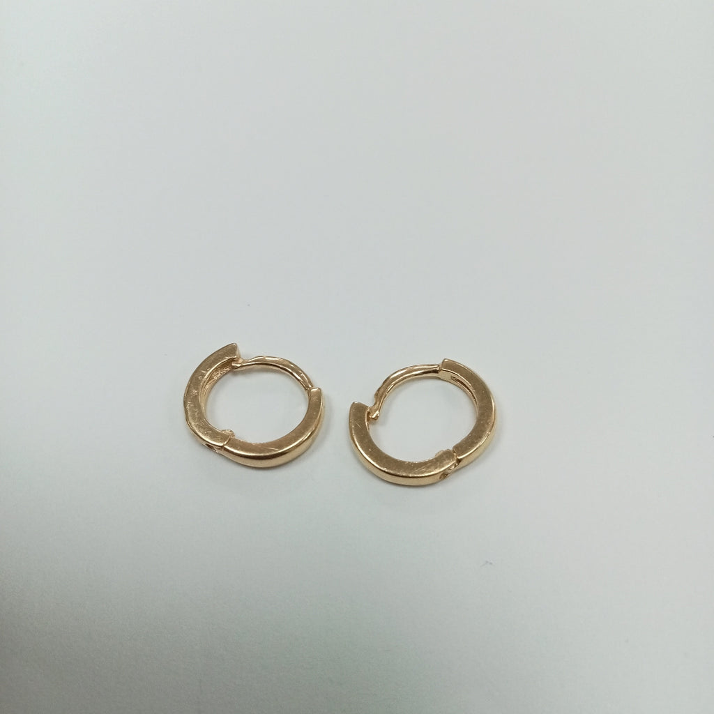 ARETES HUGGIE 14K 1.4 GR (NUEVO)
