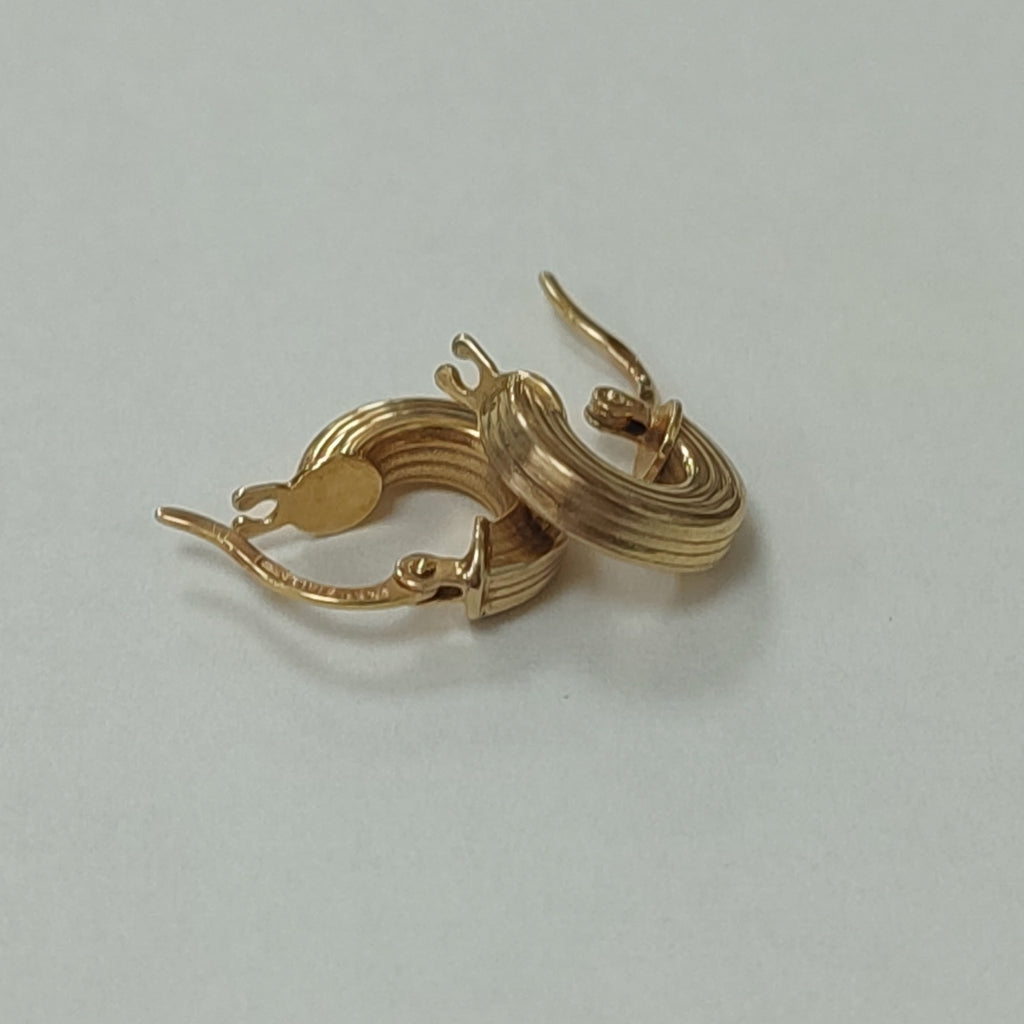 ARRACADAS PAR ORO 10 K 1,30 GRMS (SEMINUEVO)